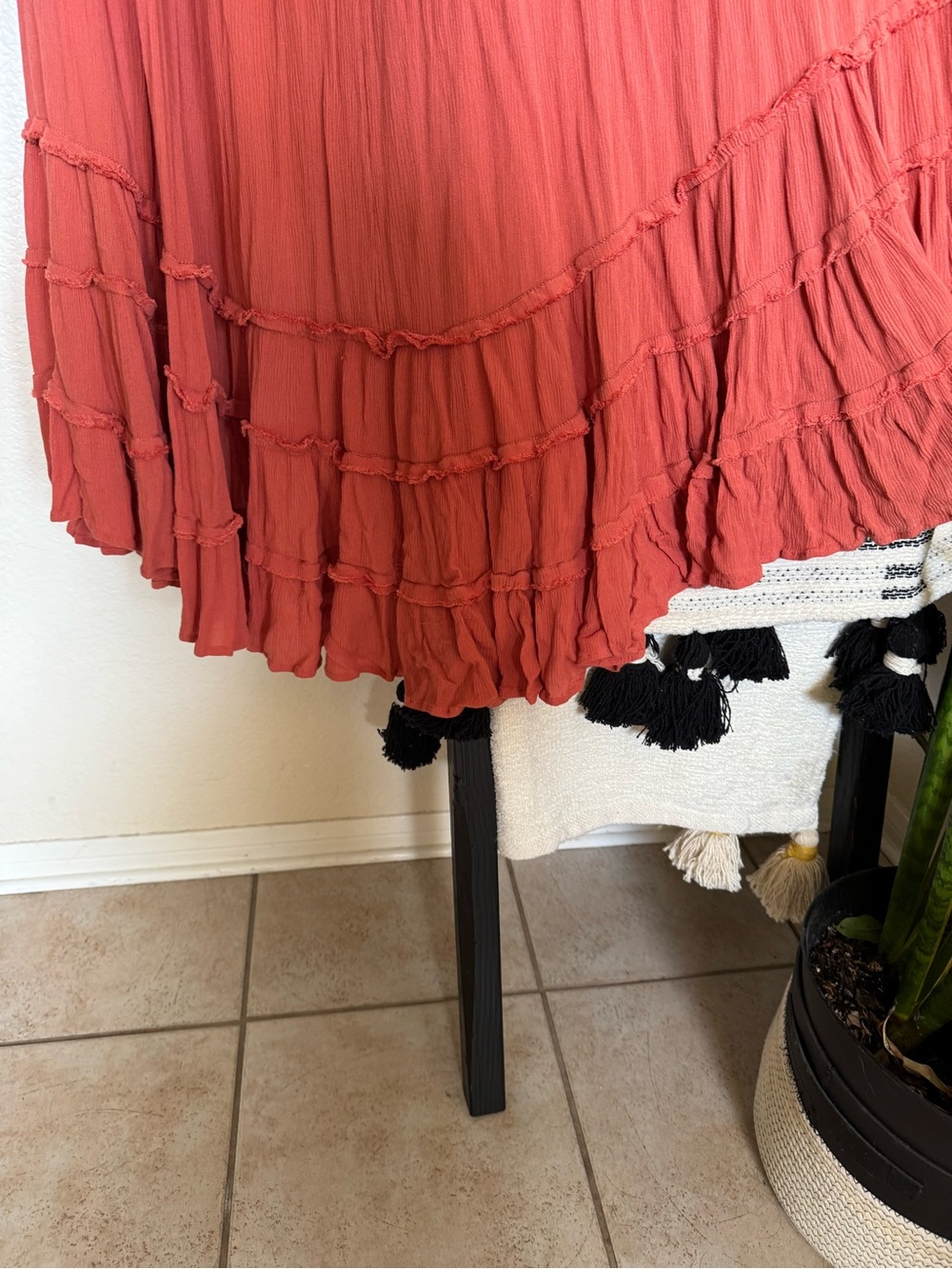 Free People Rust Red Backless Halter Maxi Dress - Picture 12 of 12